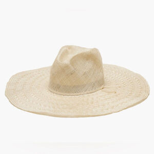 Elegant Cream Wide-Brimmed Hat
